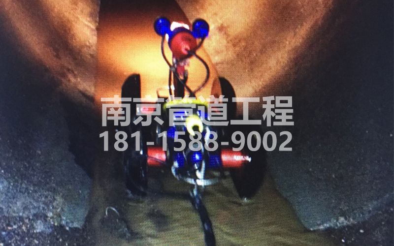 上坝村管道机器人检测
