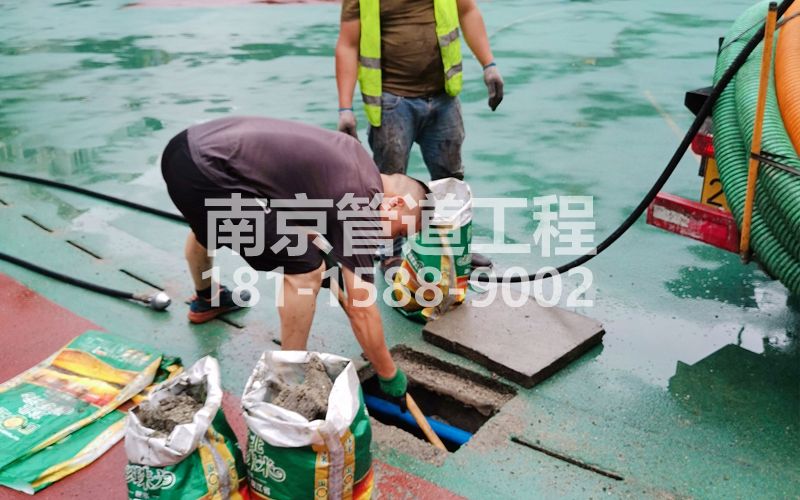 218上坝村管道清淤