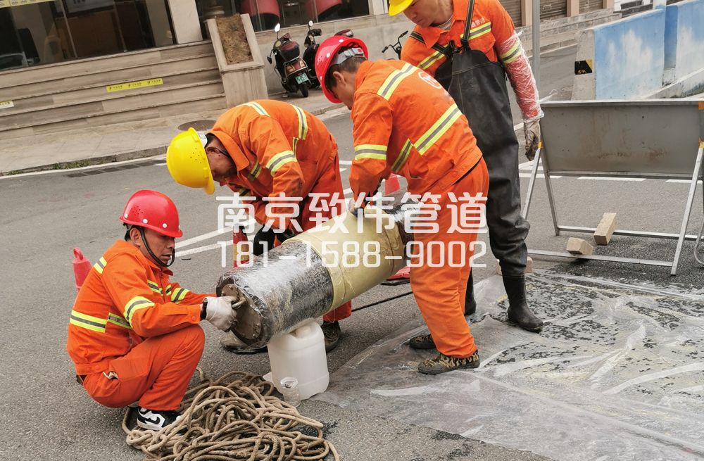 上坝村管道修复