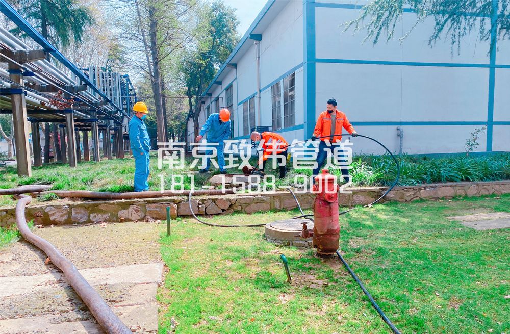 360上坝村石化工厂管道清洗