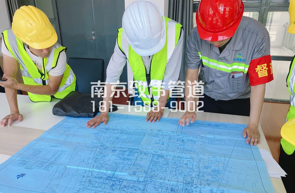 上坝村管道探测